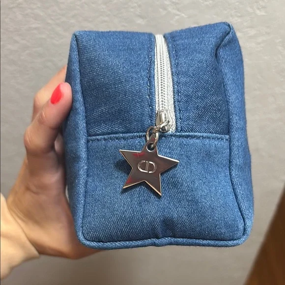 Dior Denim Blue Pouch - Picture 3 of 8